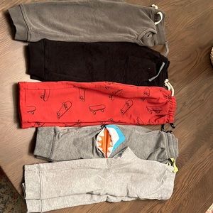 4t toddler boy sweatpant jogger bundle